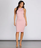 Charming And Chic Midi Dress