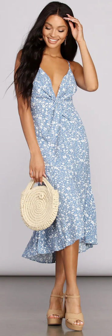 Floral In Love Midi Dress