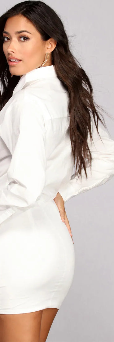 Classic Chic Shirt Dress