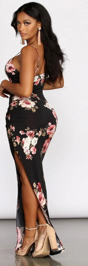 Plant One On Floral Maxi Dress