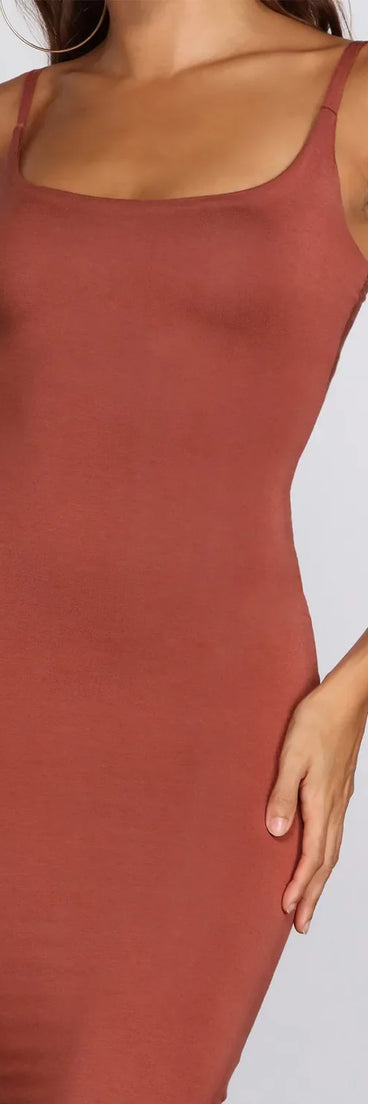 Necessary Basic Midi Dress