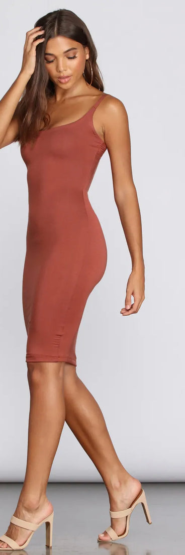 Necessary Basic Midi Dress