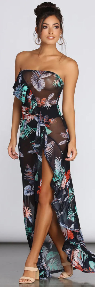 Life's A Beach Mesh Dress