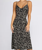 Spot On A-Line Midi Dress