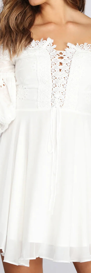 Linen Beauty Mini Dress