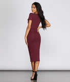 Casual Vibes Knit Midi Dress