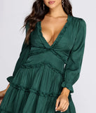 All Over Ruffled Skater Dress