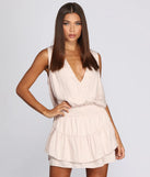 Ready And Ruffled Mini Dress