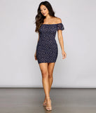Sweet And Smocked Floral Mini Dress