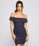 Sweet And Smocked Floral Mini Dress
