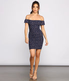 Sweet And Smocked Floral Mini Dress