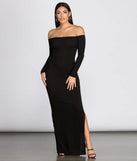 Knits An Essential Off Shoulder Maxi Dress