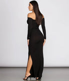 Knits An Essential Off Shoulder Maxi Dress