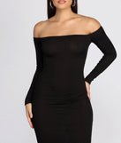 Knits An Essential Off Shoulder Maxi Dress
