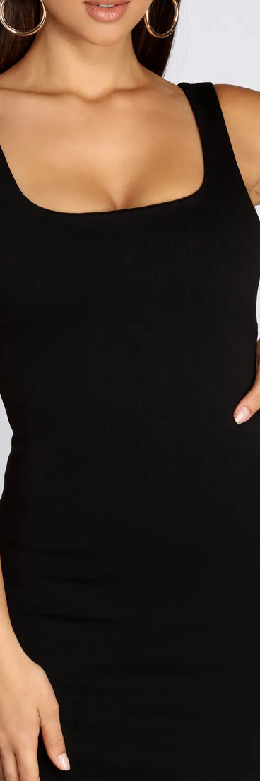 Classic Chic Midi Dress