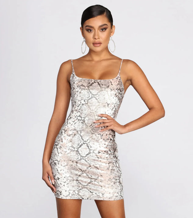 Smooth Charmer Velvet Mini Dress