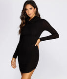 On A Roll Long Sleeve Mini Dress