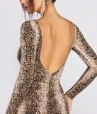 Vivid Viper Mini Dress