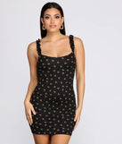 Ditsy Floral Doll Ruffle Mini Dress
