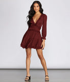 All Over Ruffled Skater Dress