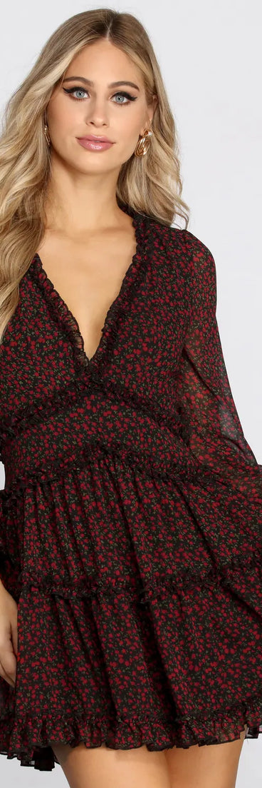 Romancing Ruffles Skater Dress