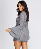 Tropics Vibe Plunging Mini Dress