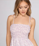 Brunch Babe Smocked Floral Dress