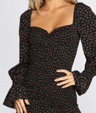 Floral Stunner Smocked Mini Dress