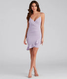 Sweet like Candy Ruffle Mini Dress