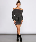 Keepin' Knit Cozy Sweater Dress