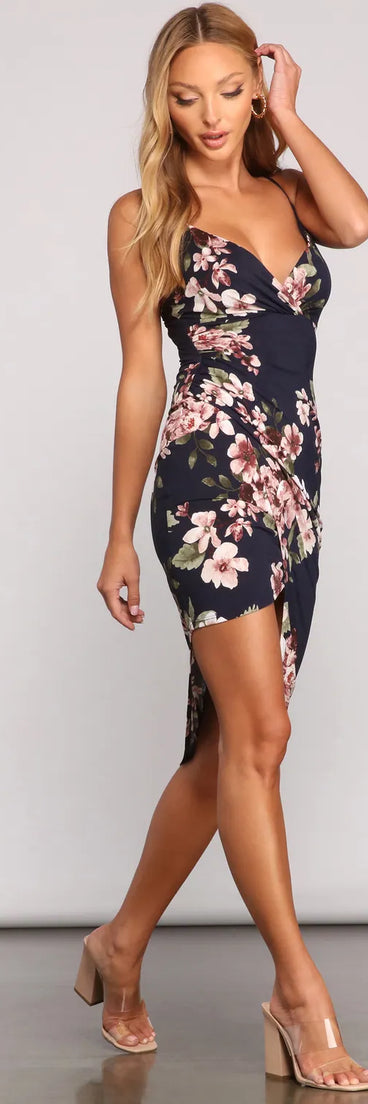 Mesmerizing Beauty Floral Mini Dress
