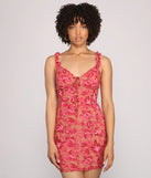 Pretty And Chic Paisley Printed Mini Dress