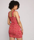Pretty And Chic Paisley Printed Mini Dress