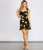 Bring On The Floral Mini Dress