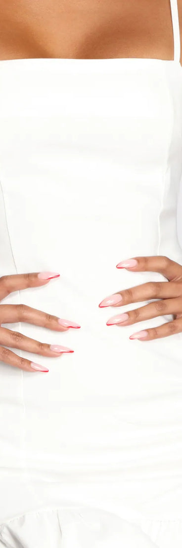 Main Girl Ruffled Mini Dress