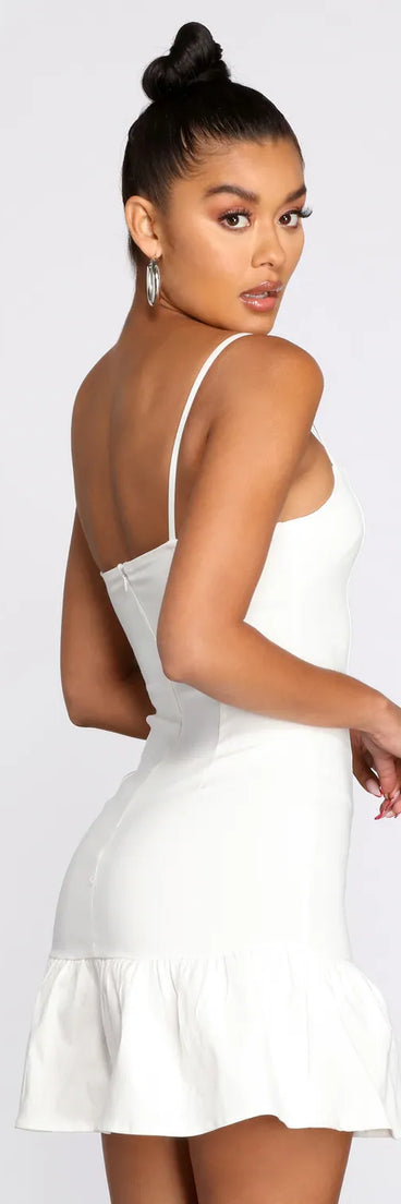 Main Girl Ruffled Mini Dress