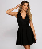 This Moment Floral Lace Skater Dress