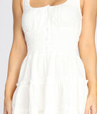 Boho Breeze Tiered Mini Dress