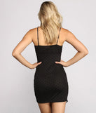 Total Babe Sultry Ruched Mini Dress