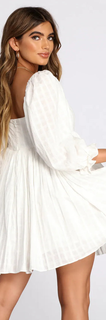 Pretty In Plaid Mini Dress