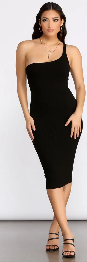 You're The One Bodycon Midi Dress