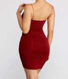 Friday Night Ruched Midi Dress