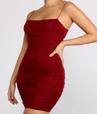 Friday Night Ruched Midi Dress