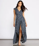 Flaunt Those Florals Waist Tie Dress