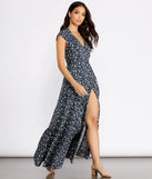 Flaunt Those Florals Waist Tie Dress