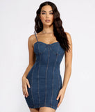 Babe In Denim Mini Dress