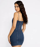 Babe In Denim Mini Dress
