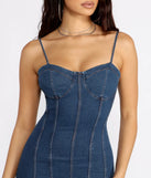 Babe In Denim Mini Dress
