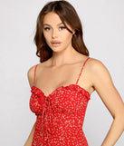 Such A Charmer Ditsy Floral Mini Dress