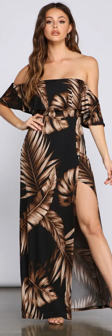 Bring The Heat Maxi Dress